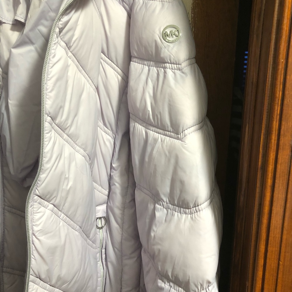 NWT LADIES MICHAEL KORS DOWN JACKET SZ- XL LILAC - Picture 3 of 8
